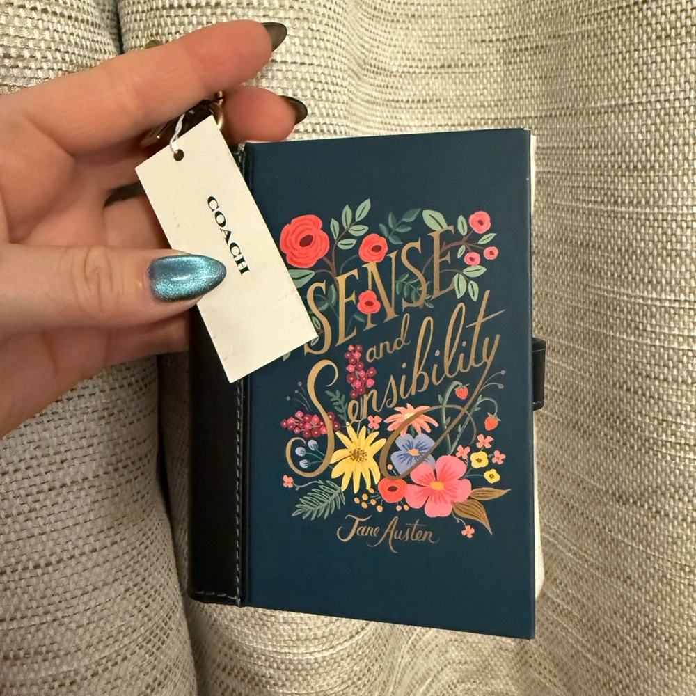 NWT Coach Sense and Sensibility book bag charm